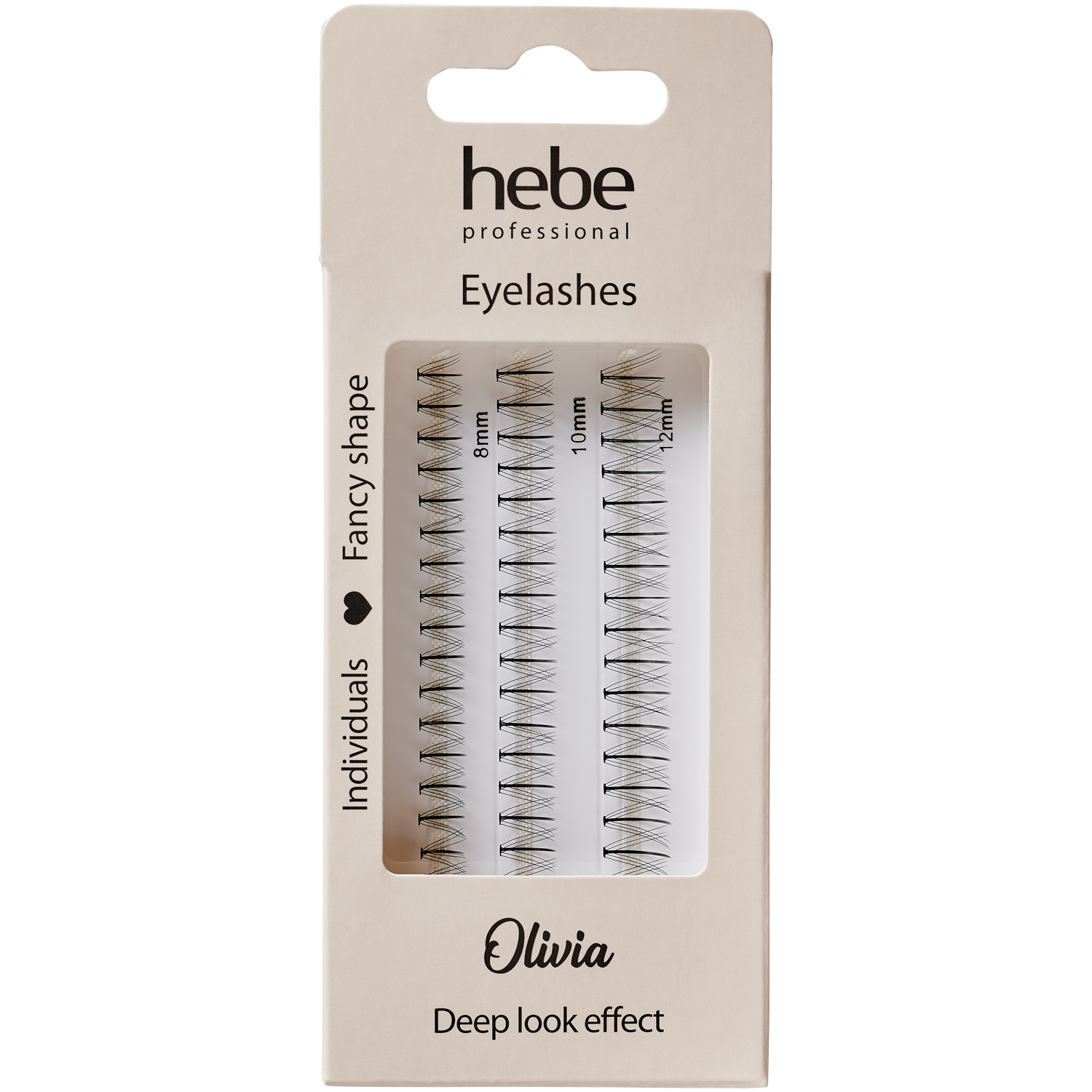 Hebe Professional Eyelashes Olivia kępki sztucznych rzęs, 1 opak.