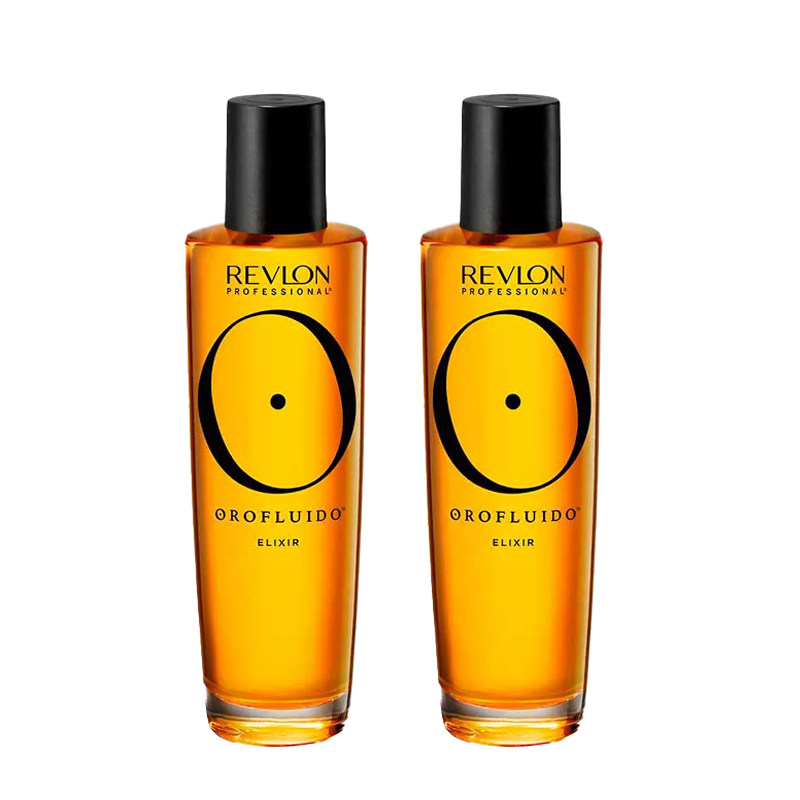 Orofluido Elixir zestaw: olejek pielęgnacyjny do każdego rodzaju włosów, 2x100 ml
