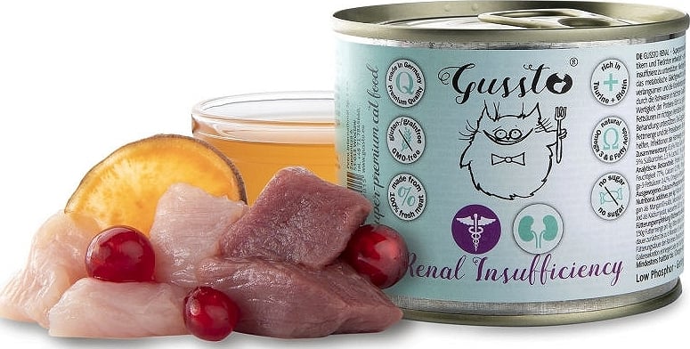 GUSSTO Vet Renal Insufficiency 200 g indyk i gęś na schorzenia nerek