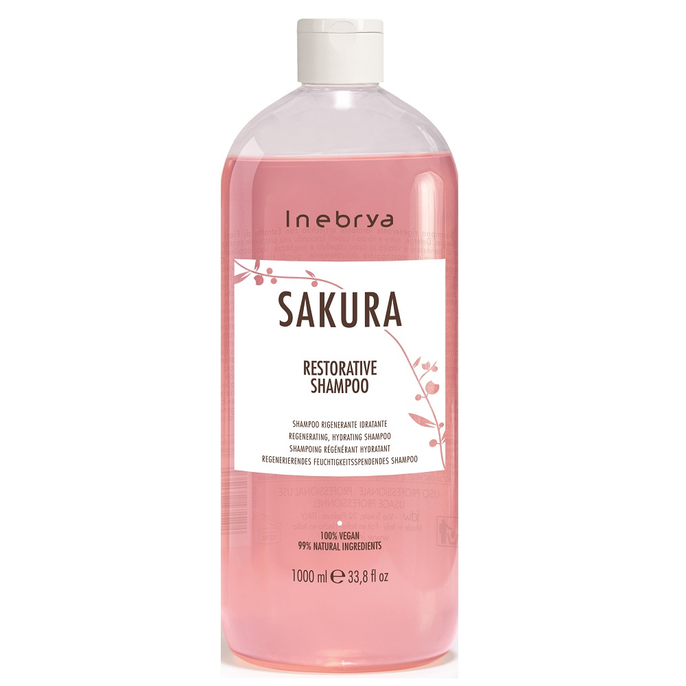 Inebrya Sakura wzmacniający szampon do włosów, 1000 ml