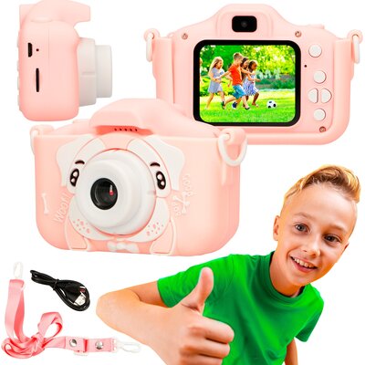 Aparat dla dzieci EXTRALINK H28 Dual Różowy