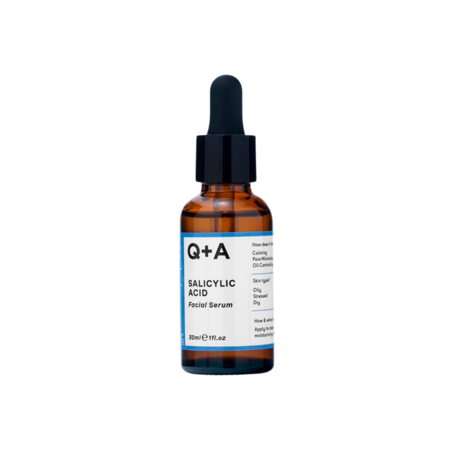 Q+A złuszczające serum do twarzy, 30 ml