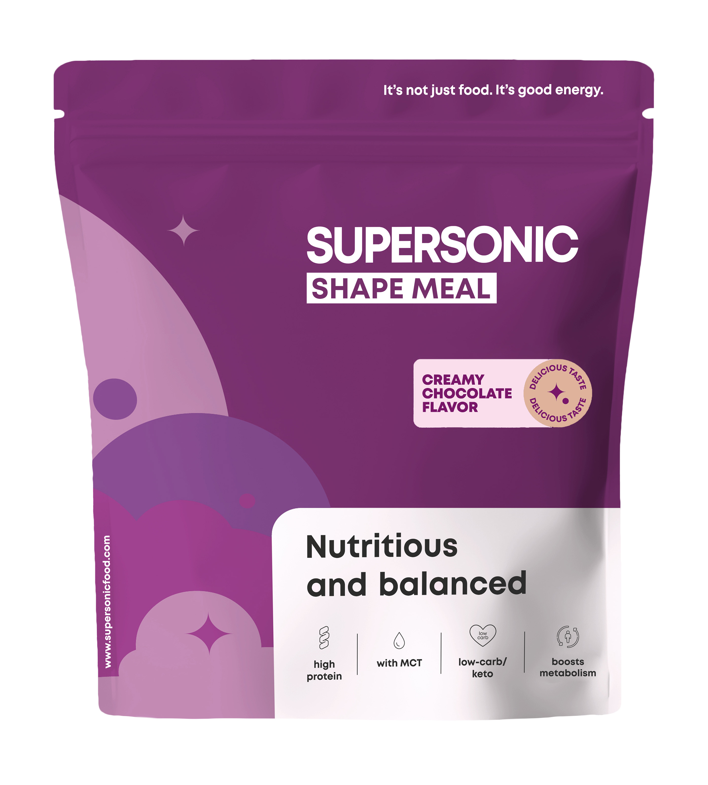 Supersonic Shape Meal pełnowartościowy posiłek o smaku kremowej czekolady, 780 g