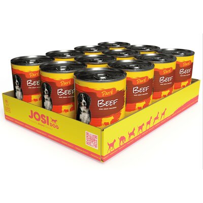 Karma dla psa JOSIDOG Wolowina 12 x 400 g