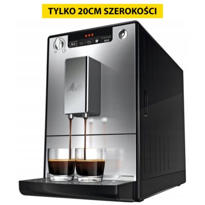 Ekspres MELITTA Solo E950-103 EU Czarno-srebrny 20 cm szerokości