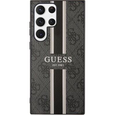 Etui GUESS 4G Printed Stripe do Samsung Galaxy S23 Ultra Czarny