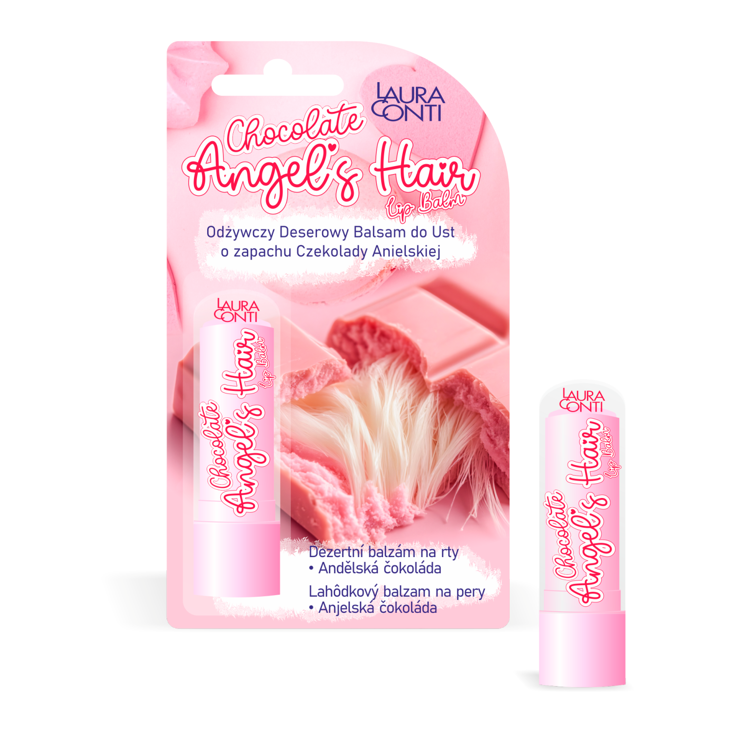 Laura Conti balsam do ust o zapachu Czekolady anielskiej, 4,8 g