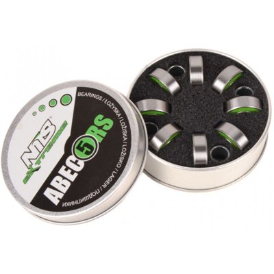 Łożyska NILS EXTREME ABEC-5 RS Carbon (8 sztuk)