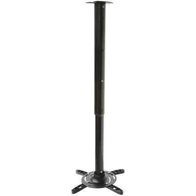 Uchwyt sufitowy ART P-105B Maksymalne obciążenie 15 kg Czarny