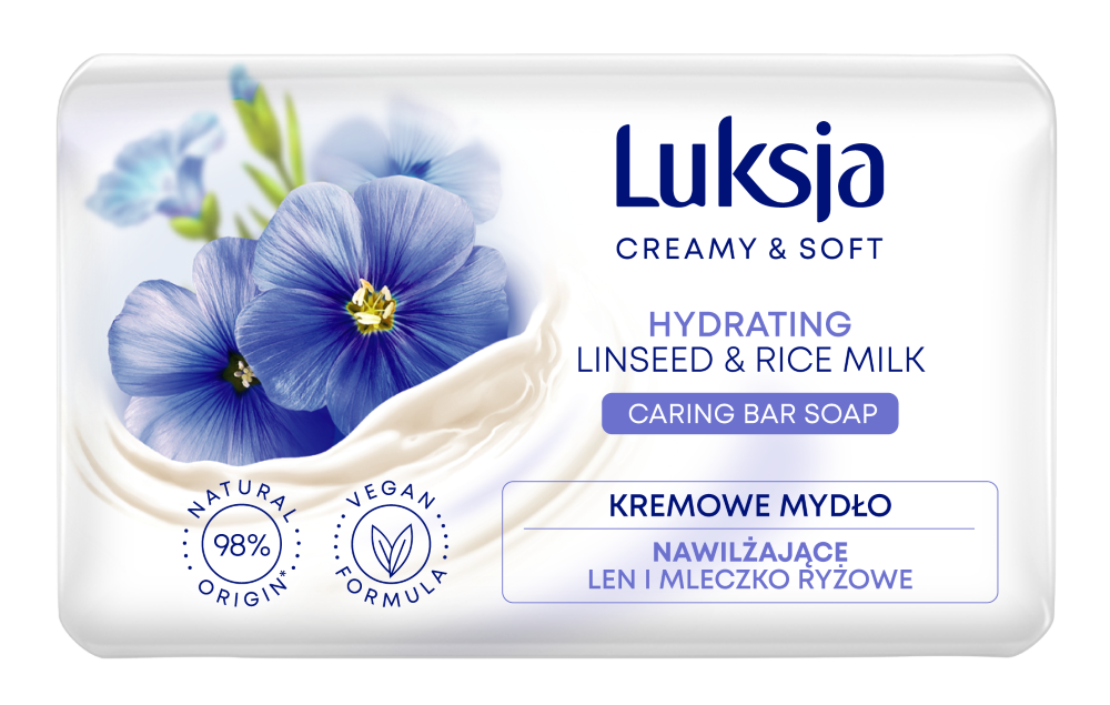 Luksja Linseed mydło w kostce, 90 g