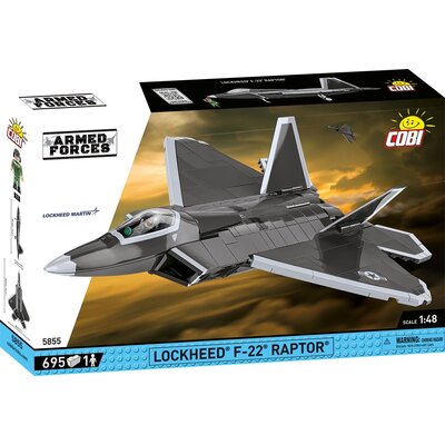 Klocki plastikowe COBI Armed Forces Lockheed F-22 Raptor COBI-5855
