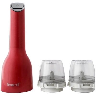 Młynek do przypraw FINAMILL Battery Czerwony