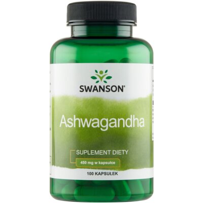 Adaptogen SWANSON Ashwagandha (100 kapsułek)