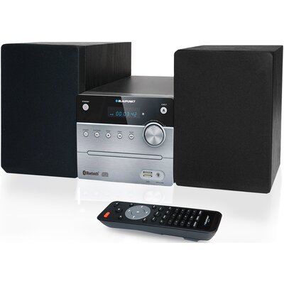 Wieża BLAUPUNKT MS12BT, Odtw.CD/-R/-RW/MP3, BT, Tuner FM, Wejście USB, Gniazdo AUX, Wbudowany korektor dźwięku