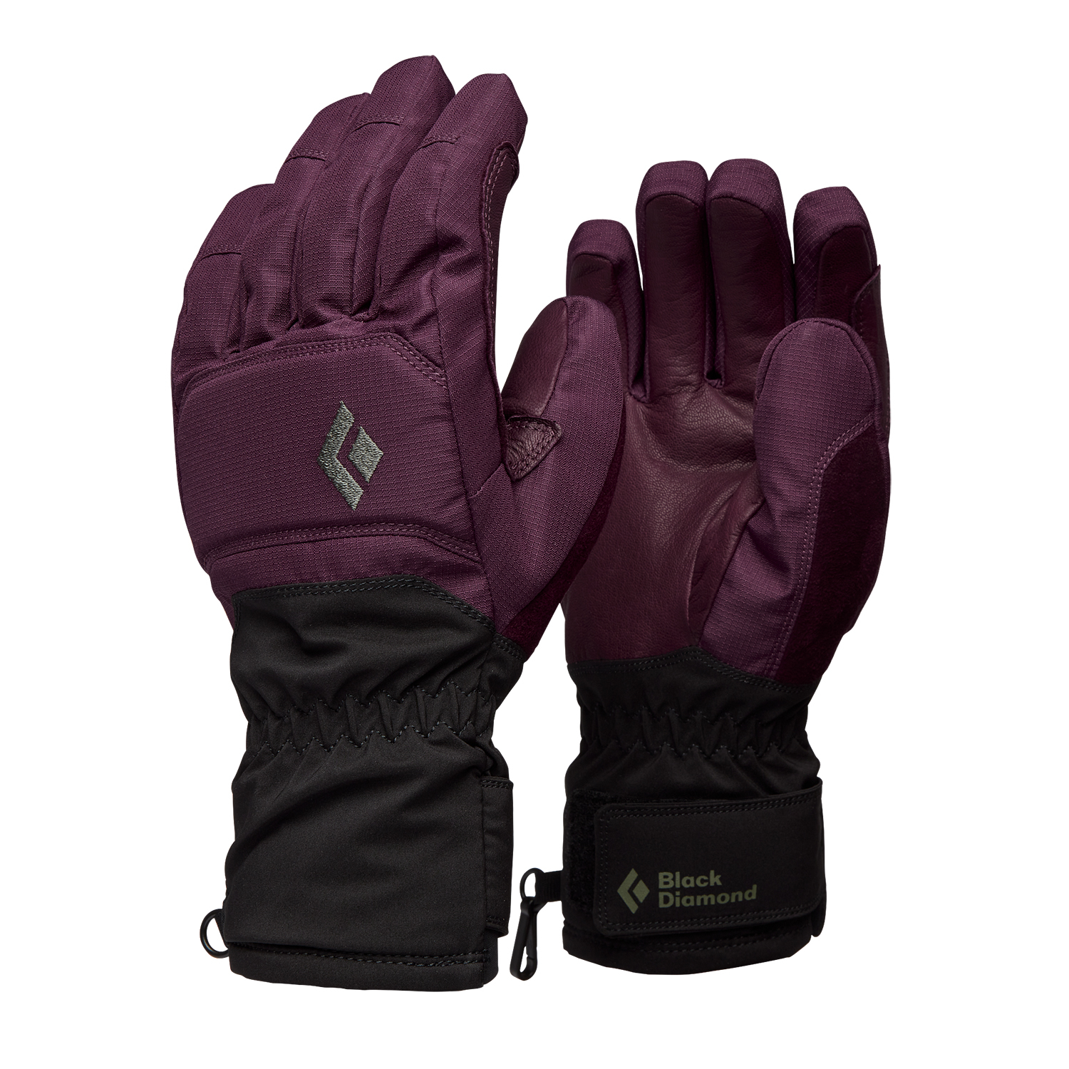 Damskie rękawice narciarskie Black Diamond Mission Gloves Women's blackberry - L