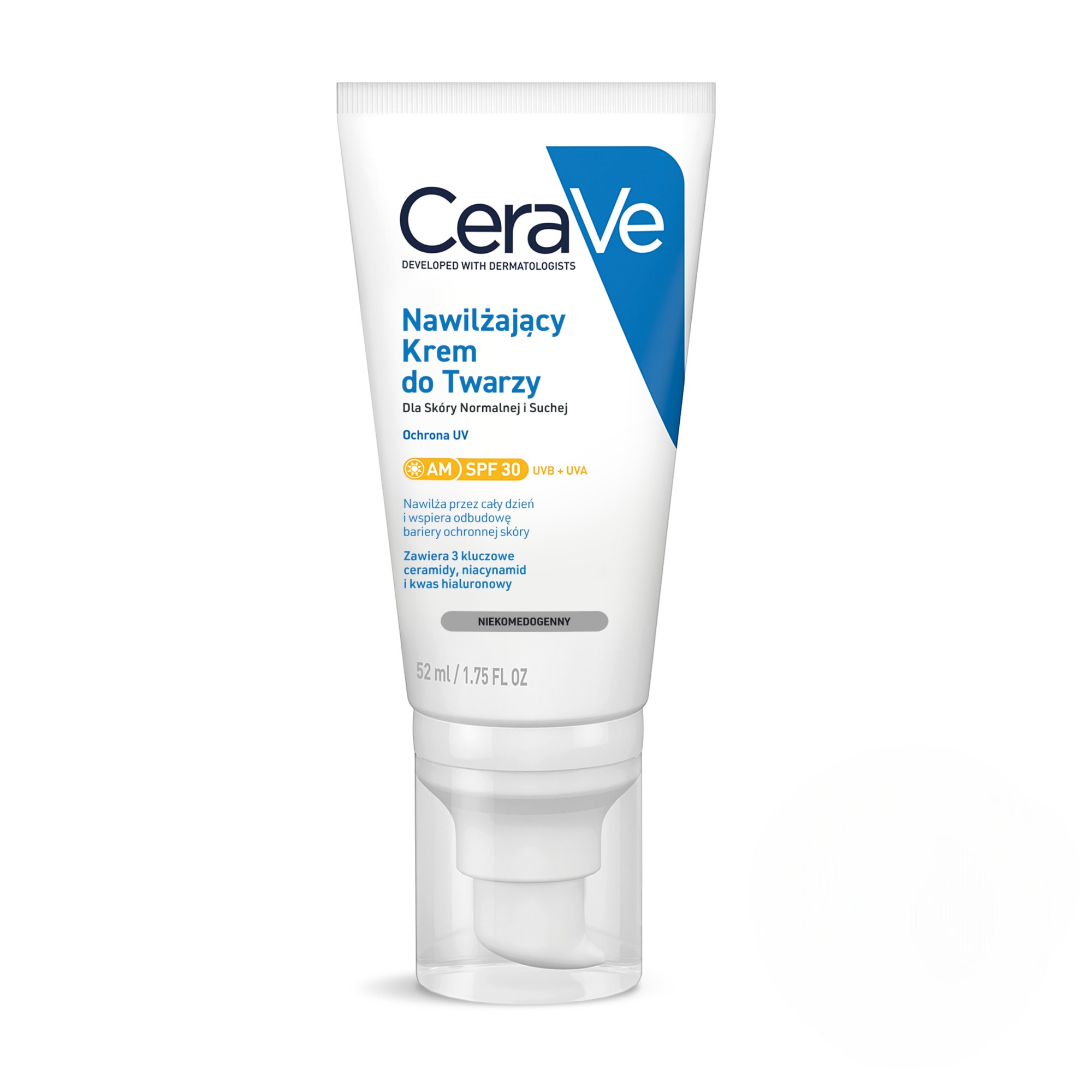CeraVe nawilżający krem do twarzy z SPF30, 52 ml