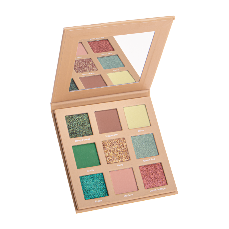 Color Care Khaki paleta cieni do powiek wegańska, 22,5 g