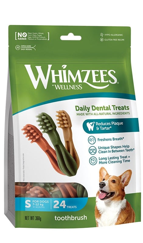 WHIMZEES Szczoteczka gryzak dentystyczny S 24 szt