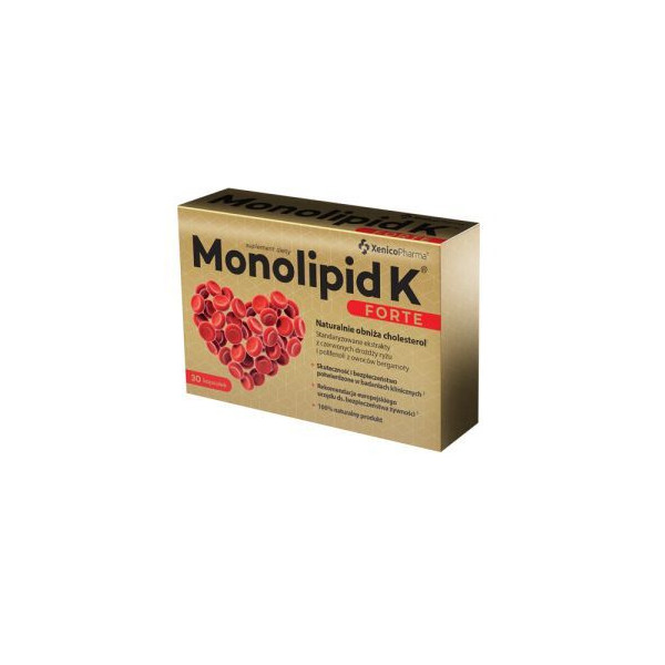 Xenico Pharma Monolipid K Forte suplement diety, 30 kaps./1 opak.