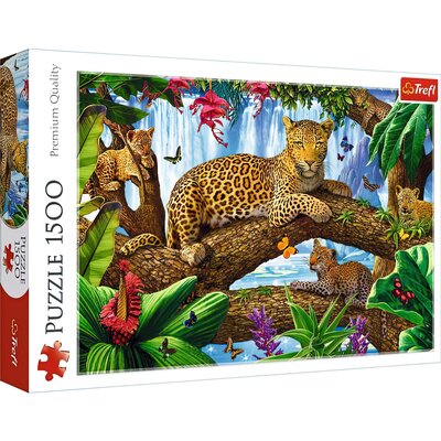 Puzzle TREFL Odpoczynek wśród drzew 26160 (1500 elementów)