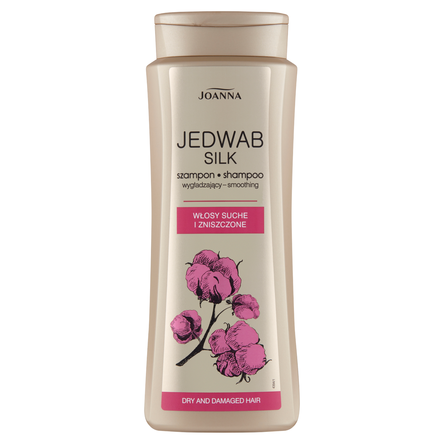 Joanna Jedwab wygładzający szampon do włosów zniszczonych, 400 ml