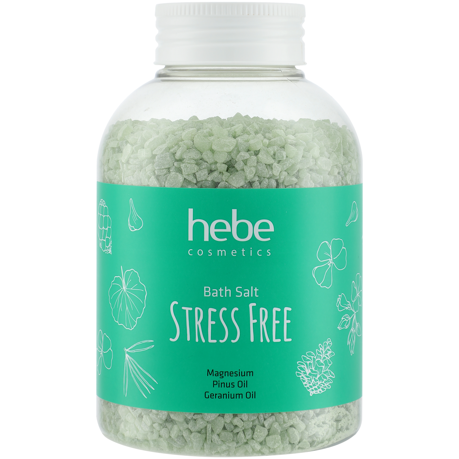 Hebe Cosmetics Bath Salt Stress Free sól do kąpieli, 600 g