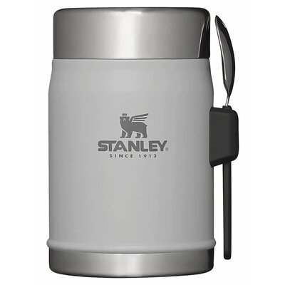 Termos STANLEY Classic 10-09382-083 Popielaty + Sztućce