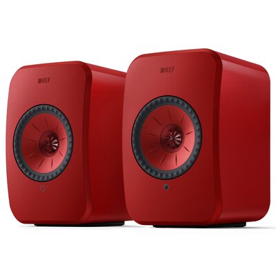 Kolumny głośnikowe KEF LSX II Czerwony (2 szt.)