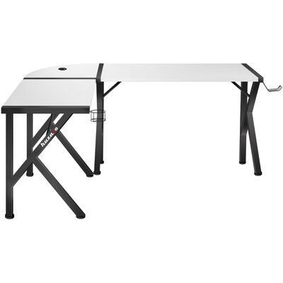 Biurko gamingowe HUZARO Hero 6.3 Biały