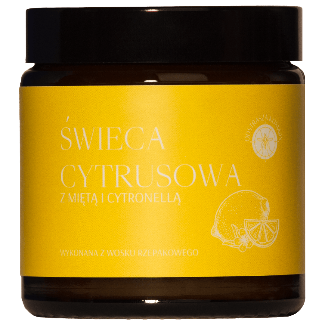 Mglife świeca cytrusowa z mięta i cytronellą, 120 ml