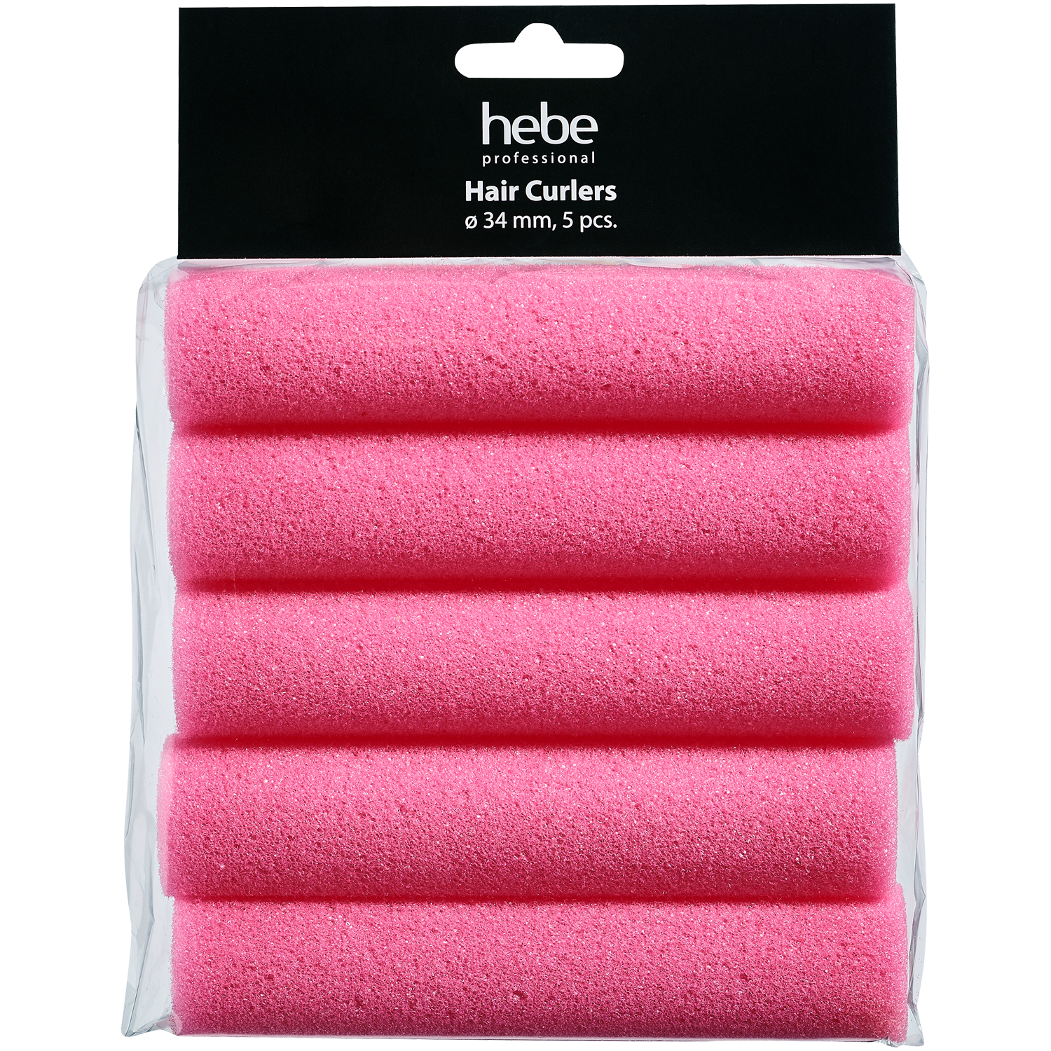Hebe Professional Hair Curlers papiloty do włosów 34 mm, 5 szt./opak.