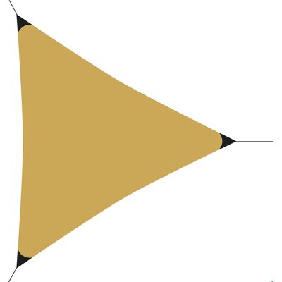 Żagiel przeciwsłoneczny PROGARDEN 984508 Żółty 360 x 360 x 360 cm