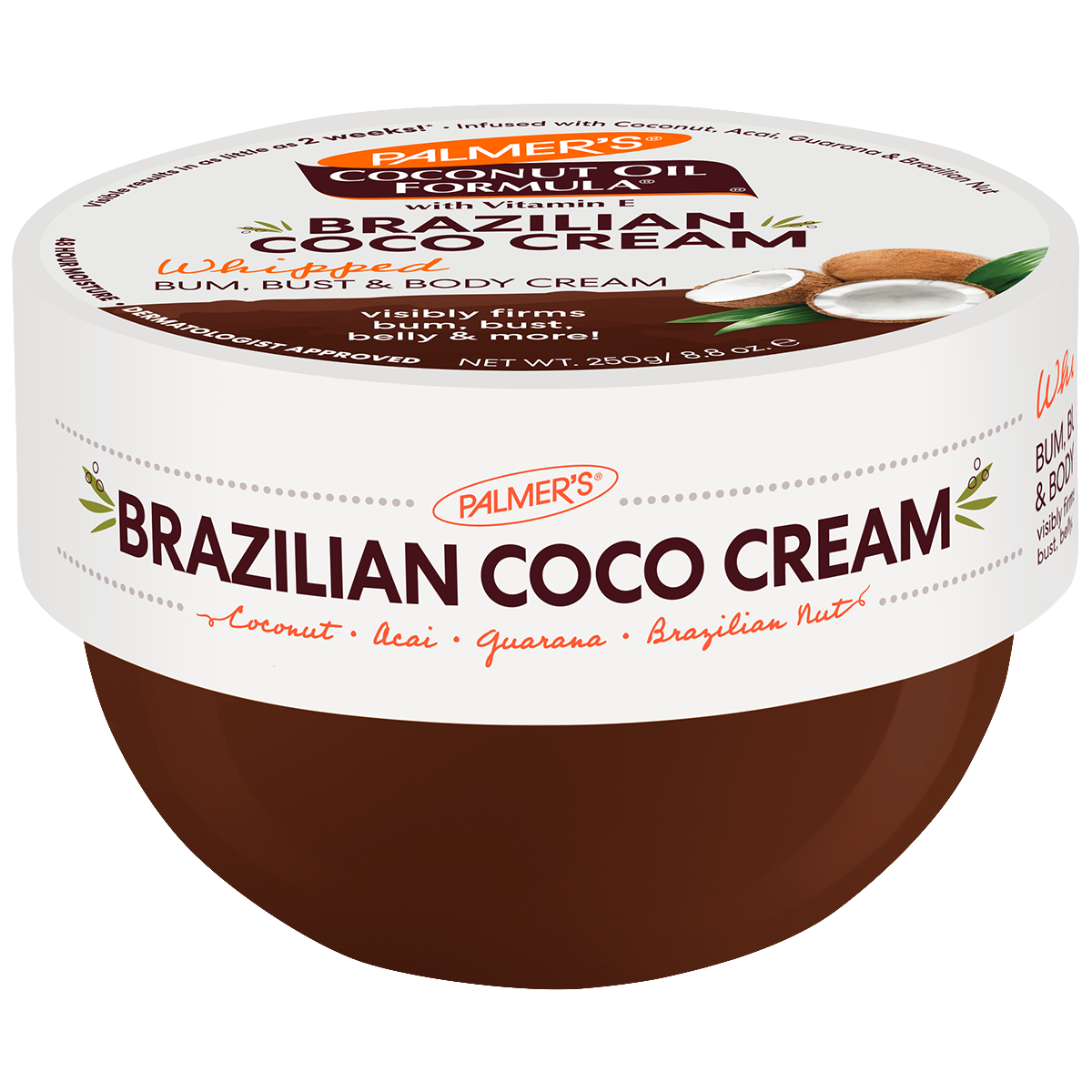 Palmer's Coconut Oil brazylijski krem kokosowy do ciała, 250 ml