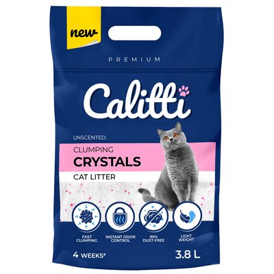 Żwirek dla kota CALITTI Clumping Crystals 3.8 L