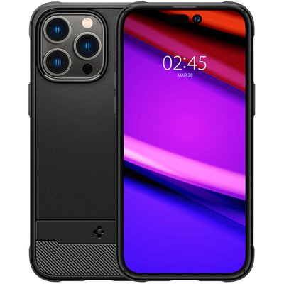 Etui SPIGEN Rugged Armor Mag do Apple iPhone 14 Pro Czarny