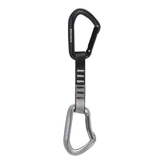 Ekspres wspinaczkowy Black Diamond HOTFORGE QUICKDRAW 12 cm light gray - ONESIZE