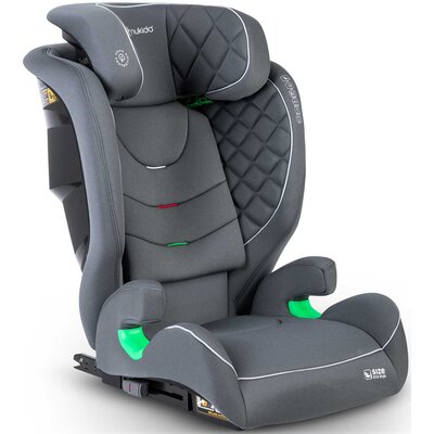 Fotelik samochodowy NUKIDO Louis i-Size 100-150 cm (15-36 kg) Szary