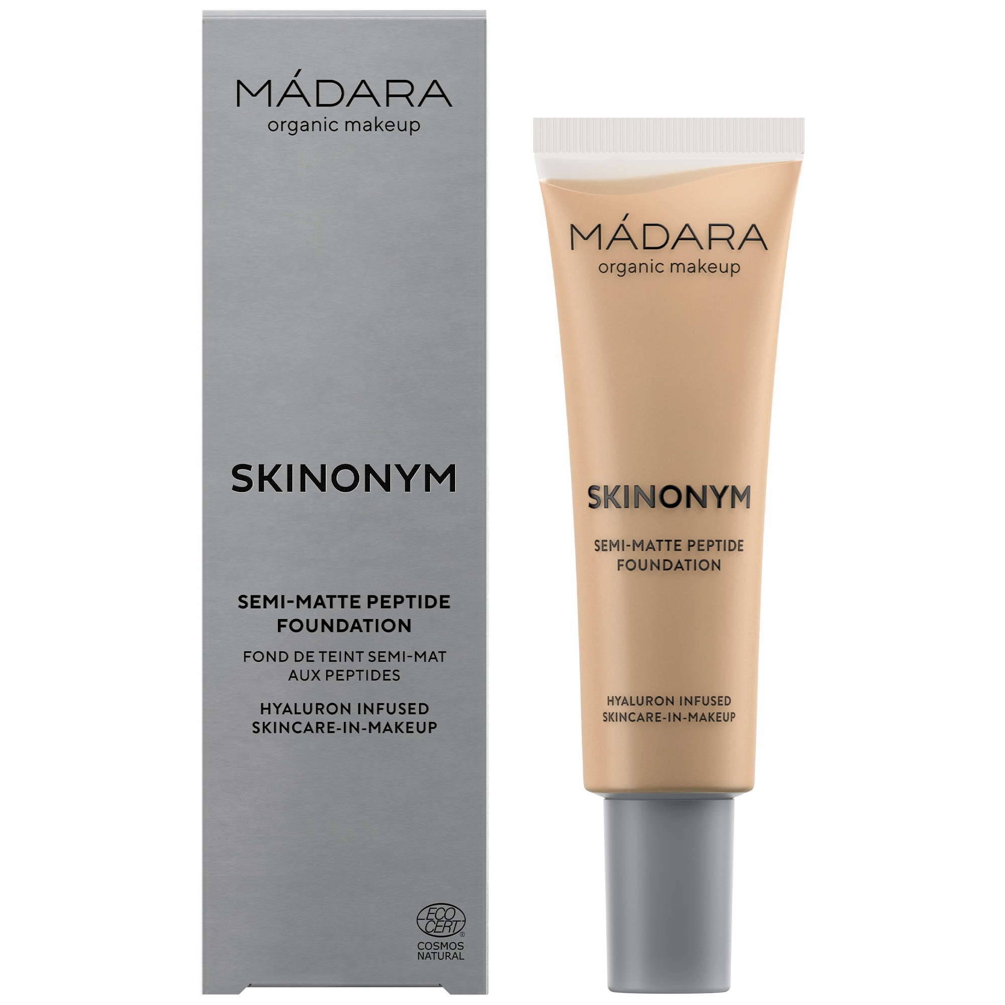 Madara Skinonym półmatowy podkład peptydowy #40, 30 ml