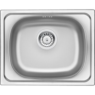 Zlewozmywak jednokomorowy DEANTE Twist ZEU 310A Stal dekor 40x50