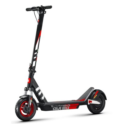 Hulajnoga elektryczna APRILIA E-SR2 Evo 50km 500W Amortyzacja 10" Czarno-szaro-czerwony