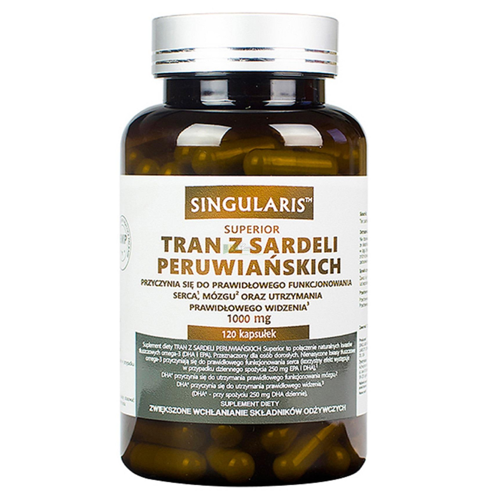 Singularis Tran z Sardeli Peruwiańskich suplement diety, 120 kaps./1 opak.