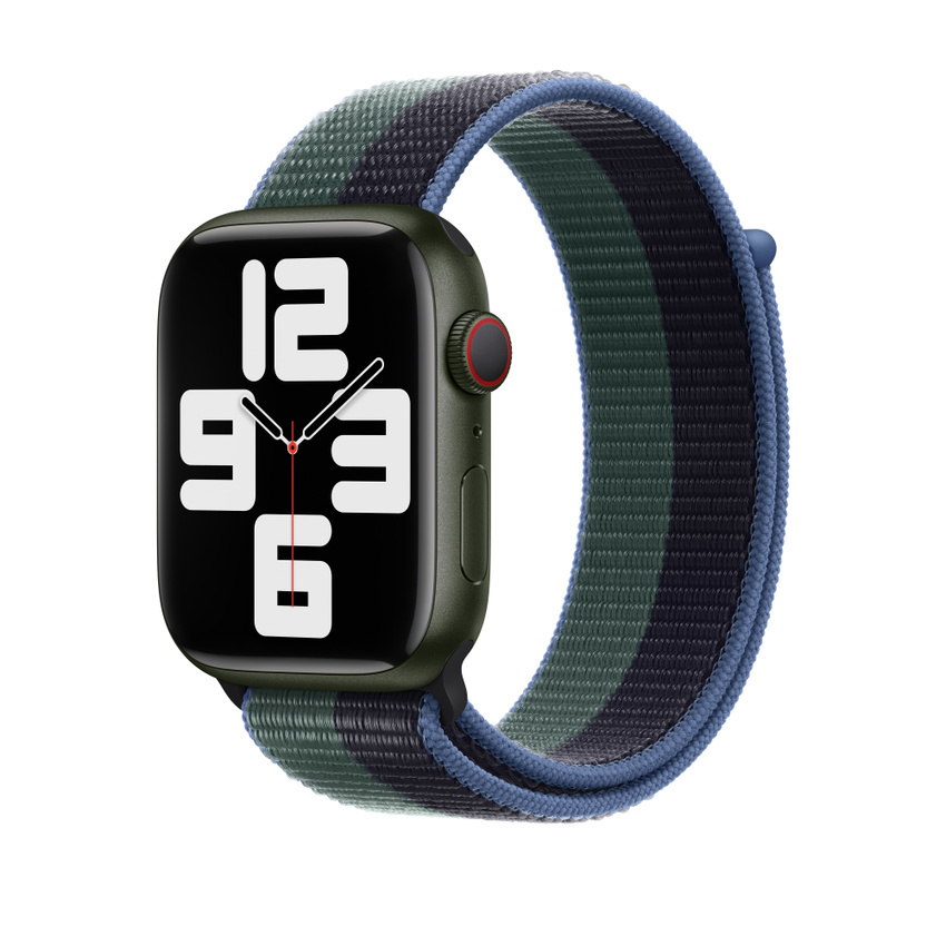 Apple 45mm Midnight/Eucalyptus Sport Loop