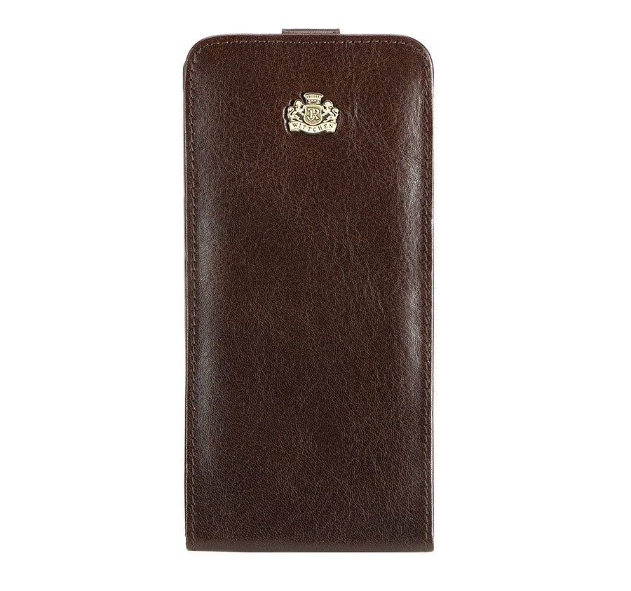 WITTCHEN Etui na iPhone 6 Plus czarne Arizona skóra licowa