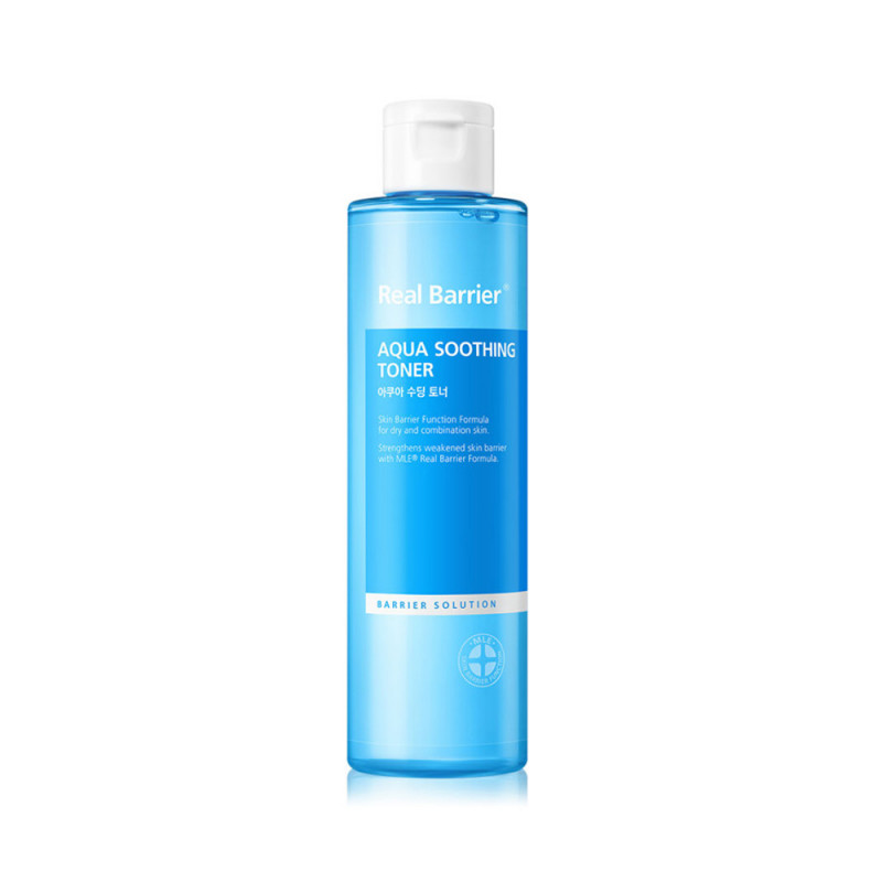 Real Barrier Auqa Soothing tonik łagodzący i odświeżający do twarzy, 190 ml