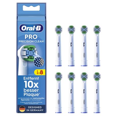 Oryginalna końcówka szczoteczki ORAL-B Pro Precision Clean (8 szt.) (Precyzyjne czyszczenie)