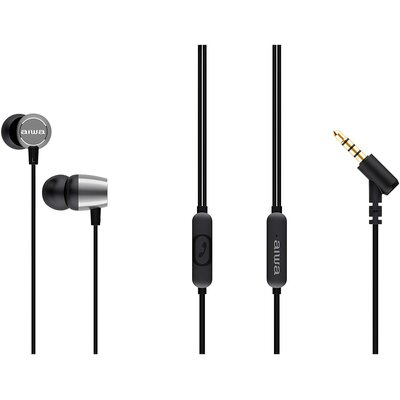 Słuchawki dokanałowe AIWA ESTM-30SL Srebrny