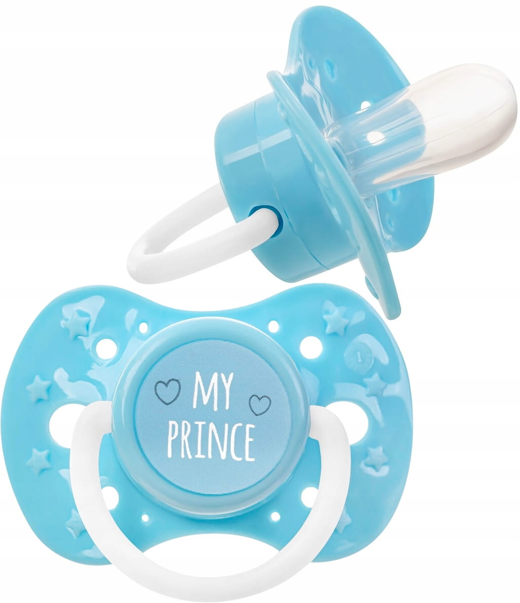 Akuku smoczek uspokajający silikonowy symetryczny 0-6m