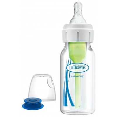 Butelka DR BROWNS Options+ ze specjalnym systemem do karmienia niemowląt z rozszczepem wargi lub podniebienia 120 ml