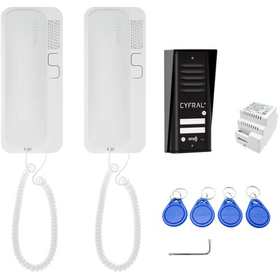 Zestaw domofonowy CYFRAL Cosmo R2 Czarny