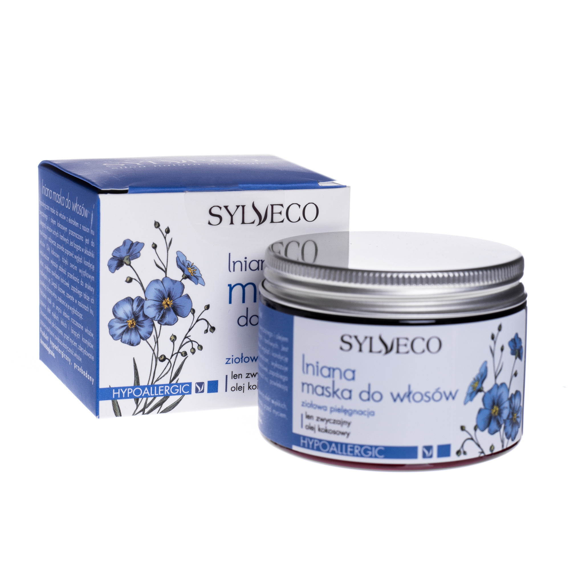 Sylveco, lniana maska do włosów, 150 ml